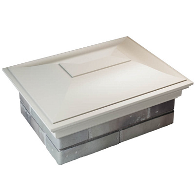 Колпак ZKING МОНБЛАН 520х385мм Бежевый на столб 2х1.5 кирпича Колпак ZKING МОНБЛАН 520х385мм Бежевый на столб 2х1.5 кирпича