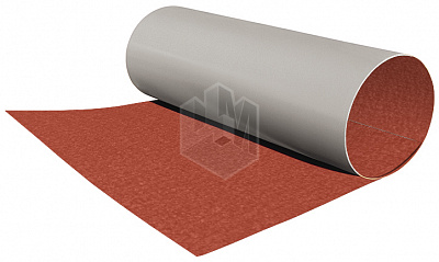 Лист гладкий с покрытием High Gloss Matt RAL 8004 Терракотовый ширина 1,25м плоский, рулонная сталь толщиной 0,50мм Корея