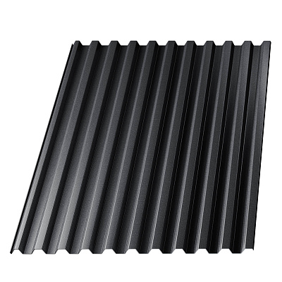 Профнастил С-21 RAL 7024 Серый Графит Стальной Бархат 0.50 мм ГОСТ