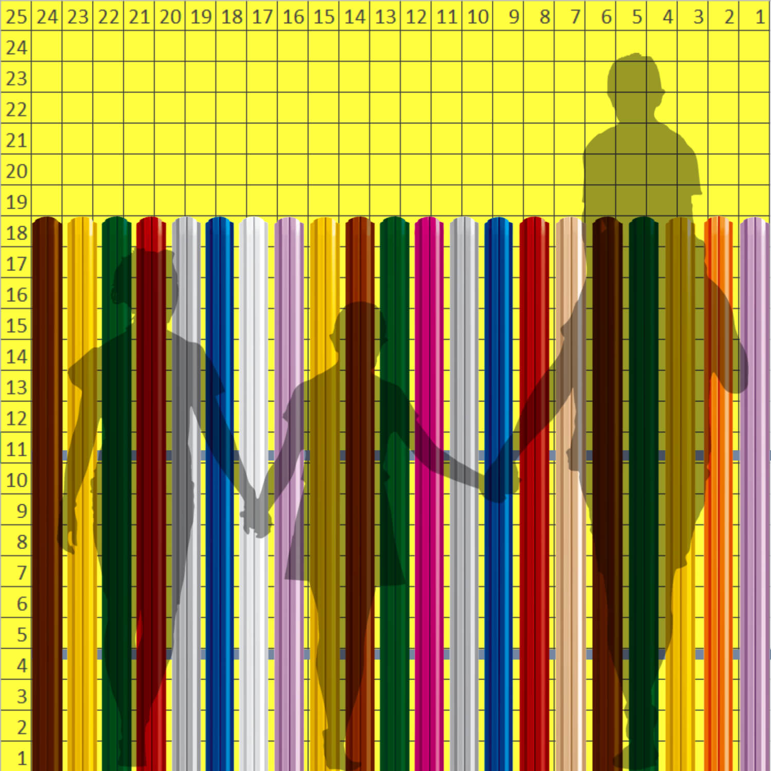 Нарядный палисадник 180см