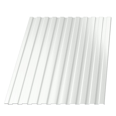 Профнастил (профлист) С-8 RAL9003 Белый 0.45мм ширина 1.19(1,15)м