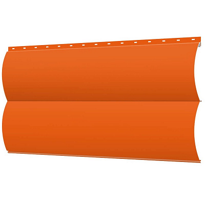 Сайдинг металлический Блок-Хаус под бревно RAL2004 Оранжевый Апельсин фото Центр Металлокровли Сайдинг металлический Блок-Хаус под бревно RAL2004 Оранжевый Апельсин фото Центр Металлокровли