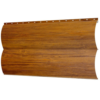 Сайдинг металлический Блок-Хаус под бревно дерево Орех 3D Printech Корея фото Центр Металлокровли Сайдинг металлический Блок-Хаус под бревно дерево Орех 3D Printech Корея фото Центр Металлокровли