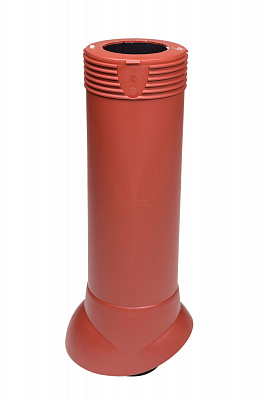Вентиляционный выход канализац.стояка изолир. 110/160/500 (красный) Вентиляционный выход канализац.стояка изолир. 110/160/500 (красный)