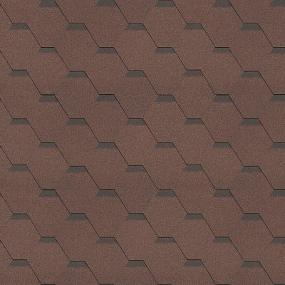 Гибкая черепица Shinglas Классик Кадриль Агат коричневый Гибкая черепица Shinglas Классик Кадриль Агат коричневый