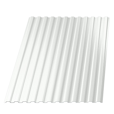 Профнастил НС-10 RAL9003 Белый ш1.19м т0.45мм фото Центр Металлокровли