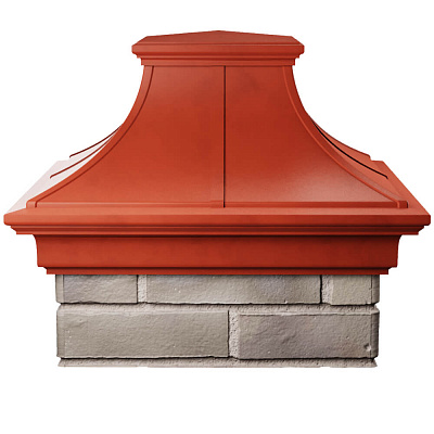 Колпак на столб забора MONBLAN PREMIUM Красный 1,5х1,5 кирпича 1 Колпак на столб забора MONBLAN PREMIUM Красный 1,5х1,5 кирпича 1