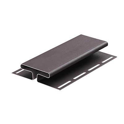 Соединительный профиль (Н-профиль) (3,05) Графит Дёке (45 шт./уп.) фото Центр Металлокровли Соединительный профиль (Н-профиль) (3,05) Графит Дёке (45 шт./уп.) фото Центр Металлокровли