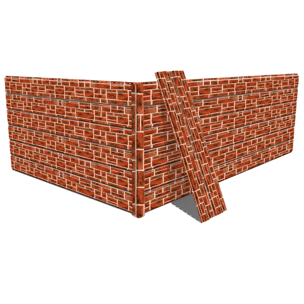 Metal brick