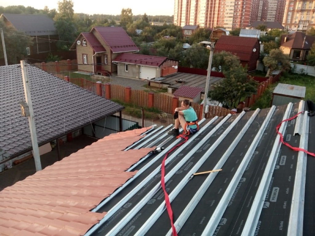 Металлочерепица Геркулес 8004 терракотовый Стальной Бархат от Центра Металлокровли в Уфе