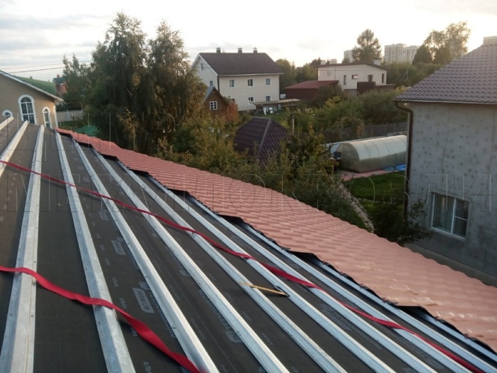 Металлочерепица Геркулес 8004 терракотовый Стальной Бархат от Центра Металлокровли в Уфе