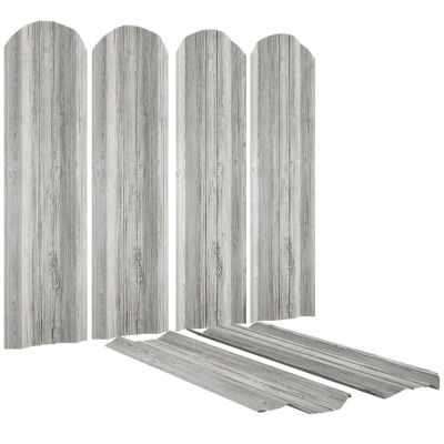 Штакетник (евроштакетник) ЭКО-М под дерево Светлая Береза SteelArt двухсторонний