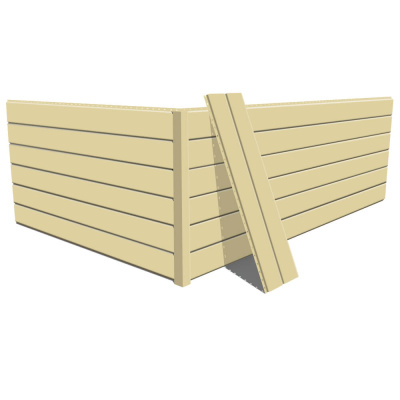 Фото сайдинга металлического (металлосайдинга) Евро-Брус под брус RAL1014 Бежевый для фасада дома Фото сайдинга металлического (металлосайдинга) Евро-Брус под брус RAL1014 Бежевый для фасада дома