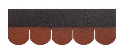 Гибкая черепица Shinglas Классик Танго Кленовый красный фото гонта 1 Гибкая черепица Shinglas Классик Танго Кленовый красный фото гонта 1