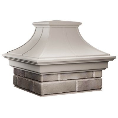 Колпак на столб забора MONBLAN PREMIUM Бежевый 1,5х1,5 кирпича 2 Колпак на столб забора MONBLAN PREMIUM Бежевый 1,5х1,5 кирпича 2