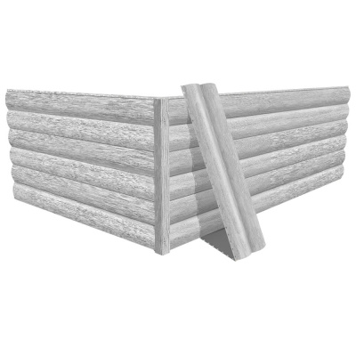 Фото сайдинга металлического (металлосайдинга) Блок-Хаус под бревно с покрытием Printech (Корея) дерево Ясень для фасада дома Фото сайдинга металлического (металлосайдинга) Блок-Хаус под бревно с покрытием Printech (Корея) дерево Ясень для фасада дома