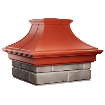 Колпак на столб забора MONBLAN PREMIUM Красный 1,5х1,5 кирпича 2 Колпак на столб забора MONBLAN PREMIUM Красный 1,5х1,5 кирпича 2