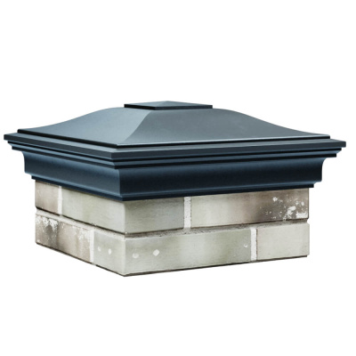 Колпак на столб забора MONBLAN Темно-Серый 1,5х1,5 кирпича размер под посадку 385х385мм фото 1 Колпак на столб забора MONBLAN Темно-Серый 1,5х1,5 кирпича размер под посадку 385х385мм фото 1