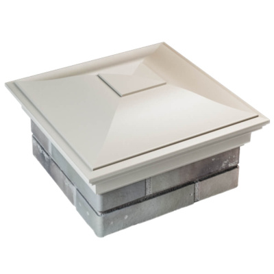 Колпак на столб забора MONBLAN Бежевый 1,5х1,5 кирпича 4 Колпак на столб забора MONBLAN Бежевый 1,5х1,5 кирпича 4