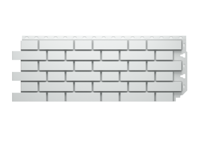 Фасадная панель Деке кирпич гладкий FLEMISH Белый 0.46м2 панель Фасадная панель Деке кирпич гладкий FLEMISH Белый 0.46м2 панель