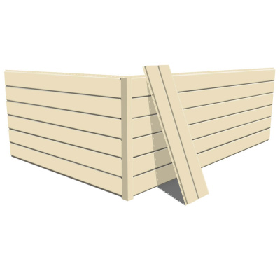 Фото сайдинга металлического (металлосайдинга) Евро-Брус под брус RAL1015 Слоновая кость для фасада дома Фото сайдинга металлического (металлосайдинга) Евро-Брус под брус RAL1015 Слоновая кость для фасада дома