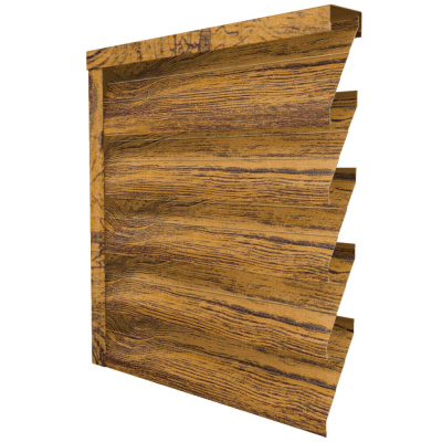 Ламель усиленная ЭКО-Z-US под дерево Орех Миланский 3D Принтек односторонний Ламель усиленная ЭКО-Z-US под дерево Орех Миланский 3D Принтек односторонний