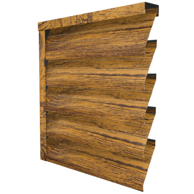 Ламель усиленная ЭКО-Z-US под дерево Орех Миланский 3D Принтек двусторонний Ламель усиленная ЭКО-Z-US под дерево Орех Миланский 3D Принтек двусторонний