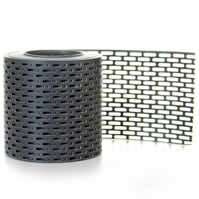 Вентиляционная ПВХ лента карниза СЕРАЯ фото 2 Вентиляционная ПВХ лента карниза СЕРАЯ фото 2