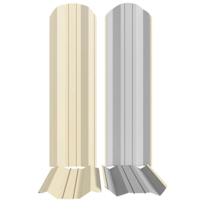 Штакетник металлический ЭКО М-образный 95мм RAL1015 Слоновая Кость фото профиля Штакетник металлический ЭКО М-образный 95мм RAL1015 Слоновая Кость фото профиля