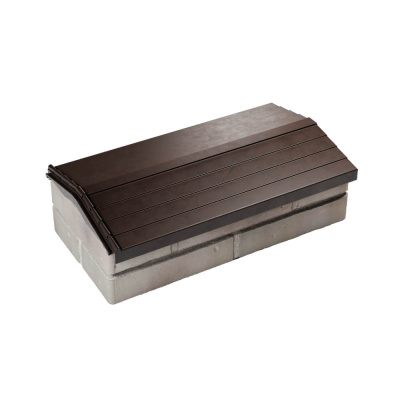 Парапет ZKING BONA ХАЙ-ТЕК 290х510х60мм Коричневый с посадкой на 1 кирпич 200-225-255мм фото 1 Парапет ZKING BONA ХАЙ-ТЕК 290х510х60мм Коричневый с посадкой на 1 кирпич 200-225-255мм фото 1