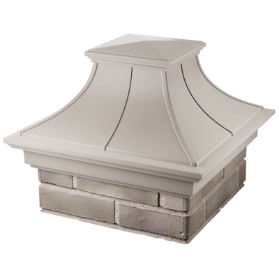 Колпак на столб забора MONBLAN PREMIUM Бежевый 1,5х1,5 кирпича 4 Колпак на столб забора MONBLAN PREMIUM Бежевый 1,5х1,5 кирпича 4