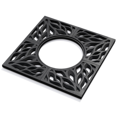 Приствольная решетка ПП ZKING CRUST 1200х1200мм Черная Приствольная решетка ПП ZKING CRUST 1200х1200мм Черная