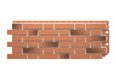 Фасадная панель Деке кирпич гладкий FLEMISH Красный жженый 0.46м2 панель Фасадная панель Деке кирпич гладкий FLEMISH Красный жженый 0.46м2 панель