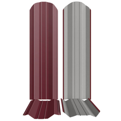 Штакетник (евроштакетник) ЭКО-М 95мм RAL3005 Красное Вино Штакетник (евроштакетник) ЭКО-М 95мм RAL3005 Красное Вино