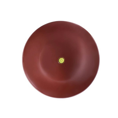 Труба вентиляционная VIOTTO d110мм h550мм для мягкой кровли RAL3005 красное вино утепленная вид сверху Труба вентиляционная VIOTTO d110мм h550мм для мягкой кровли RAL3005 красное вино утепленная вид сверху