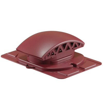 Вентилятор подкровельного пространства с универсальным проходным элементом RAL 3005 красное вино 1 Вентилятор подкровельного пространства с универсальным проходным элементом RAL 3005 красное вино 1