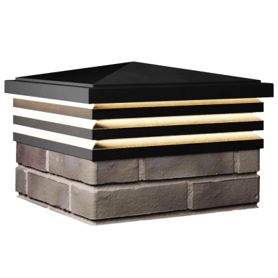 Колпак Бона на 1.5 кирпича Черный с подсветкой 3 Колпак Бона на 1.5 кирпича Черный с подсветкой 3