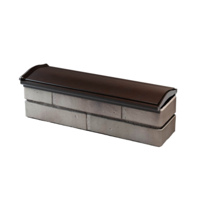 Парапет ZKING MONBLAN 170х510х50мм Коричневый с посадкой на 0.5 кирпича (130мм) фото 2 Парапет ZKING MONBLAN 170х510х50мм Коричневый с посадкой на 0.5 кирпича (130мм) фото 2