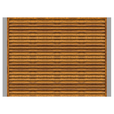 Забор жалюзи ЭКО-Z Орех Миланский 3D Принтек двусторонний с металлическими столбами Забор жалюзи ЭКО-Z Орех Миланский 3D Принтек двусторонний с металлическими столбами